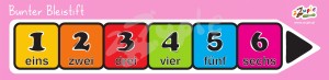 Bunter Bleistift